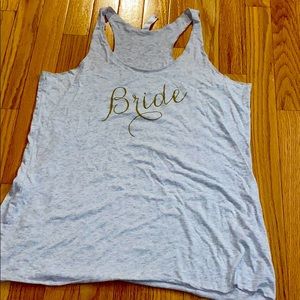 Next Level Size L Bride Tank Top